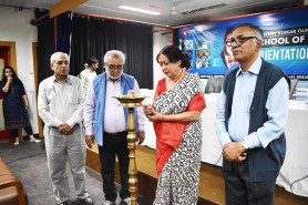 Interaction of Ms Usha Deshpande, renowned film Producer Director