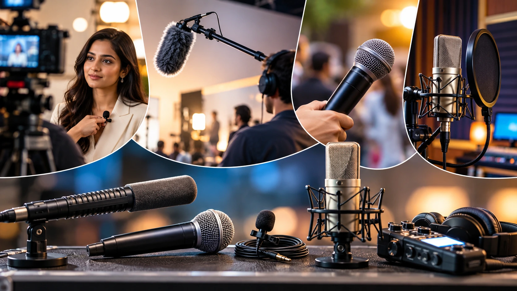 Types of Microphones in Film & TV Sound Recording | GKFTII